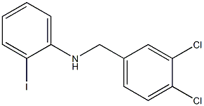 N-[(3,4-dichlorophenyl)methyl]-2-iodoaniline Struktur