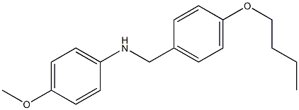 N-[(4-butoxyphenyl)methyl]-4-methoxyaniline Struktur