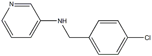 N-[(4-chlorophenyl)methyl]pyridin-3-amine Struktur