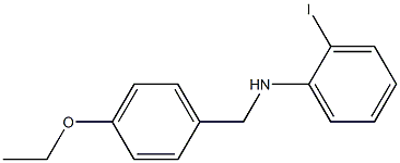 N-[(4-ethoxyphenyl)methyl]-2-iodoaniline Struktur