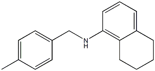 N-[(4-methylphenyl)methyl]-5,6,7,8-tetrahydronaphthalen-1-amine Struktur