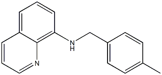 N-[(4-methylphenyl)methyl]quinolin-8-amine Struktur