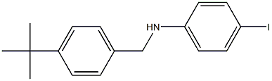 N-[(4-tert-butylphenyl)methyl]-4-iodoaniline Struktur