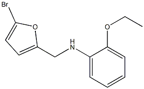 N-[(5-bromofuran-2-yl)methyl]-2-ethoxyaniline Struktur