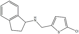 N-[(5-chlorothiophen-2-yl)methyl]-2,3-dihydro-1H-inden-1-amine Struktur