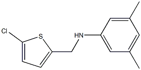 N-[(5-chlorothiophen-2-yl)methyl]-3,5-dimethylaniline Struktur