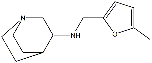 N-[(5-methylfuran-2-yl)methyl]-1-azabicyclo[2.2.2]octan-3-amine Struktur