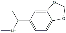 N-[1-(1,3-benzodioxol-5-yl)ethyl]-N-methylamine Struktur