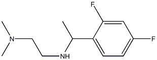 N'-[1-(2,4-difluorophenyl)ethyl]-N,N-dimethylethane-1,2-diamine Struktur