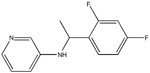 N-[1-(2,4-difluorophenyl)ethyl]pyridin-3-amine Struktur