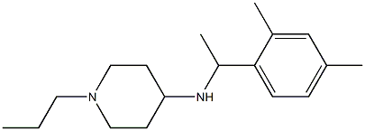 N-[1-(2,4-dimethylphenyl)ethyl]-1-propylpiperidin-4-amine Struktur