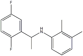 N-[1-(2,5-difluorophenyl)ethyl]-2,3-dimethylaniline Struktur