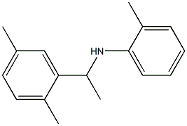 N-[1-(2,5-dimethylphenyl)ethyl]-2-methylaniline Struktur