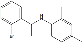 N-[1-(2-bromophenyl)ethyl]-2,4-dimethylaniline Struktur