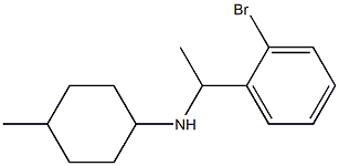 N-[1-(2-bromophenyl)ethyl]-4-methylcyclohexan-1-amine Struktur