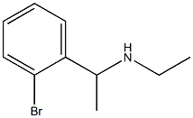 N-[1-(2-bromophenyl)ethyl]-N-ethylamine Struktur