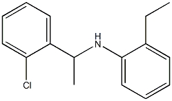 N-[1-(2-chlorophenyl)ethyl]-2-ethylaniline Struktur