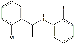 N-[1-(2-chlorophenyl)ethyl]-2-iodoaniline Struktur