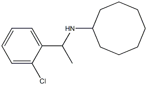 N-[1-(2-chlorophenyl)ethyl]cyclooctanamine Struktur