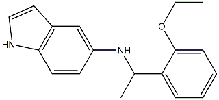 N-[1-(2-ethoxyphenyl)ethyl]-1H-indol-5-amine Struktur