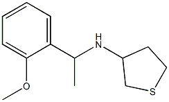 N-[1-(2-methoxyphenyl)ethyl]thiolan-3-amine Struktur