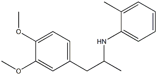 N-[1-(3,4-dimethoxyphenyl)propan-2-yl]-2-methylaniline Struktur