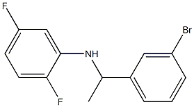 N-[1-(3-bromophenyl)ethyl]-2,5-difluoroaniline Struktur