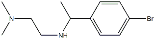 N'-[1-(4-bromophenyl)ethyl]-N,N-dimethylethane-1,2-diamine Struktur