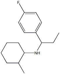 N-[1-(4-fluorophenyl)propyl]-2-methylcyclohexan-1-amine Struktur