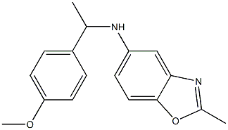 N-[1-(4-methoxyphenyl)ethyl]-2-methyl-1,3-benzoxazol-5-amine Struktur