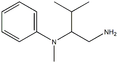 N-[1-(aminomethyl)-2-methylpropyl]-N-methyl-N-phenylamine Struktur