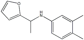 N-[1-(furan-2-yl)ethyl]-3,4-dimethylaniline Struktur