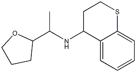 N-[1-(oxolan-2-yl)ethyl]-3,4-dihydro-2H-1-benzothiopyran-4-amine Struktur