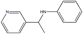 N-[1-(pyridin-3-yl)ethyl]aniline Struktur