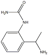 N-[2-(1-aminoethyl)phenyl]urea Struktur