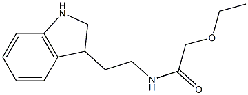 N-[2-(2,3-dihydro-1H-indol-3-yl)ethyl]-2-ethoxyacetamide Struktur