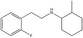 N-[2-(2-fluorophenyl)ethyl]-2-methylcyclohexan-1-amine Struktur