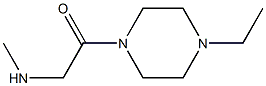 N-[2-(4-ethylpiperazin-1-yl)-2-oxoethyl]-N-methylamine Struktur