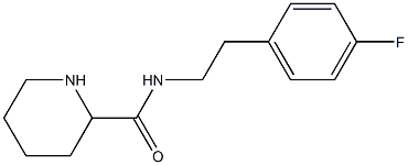 N-[2-(4-fluorophenyl)ethyl]piperidine-2-carboxamide Struktur