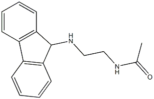 N-[2-(9H-fluoren-9-ylamino)ethyl]acetamide Struktur