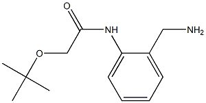 N-[2-(aminomethyl)phenyl]-2-(tert-butoxy)acetamide Struktur