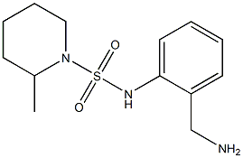 N-[2-(aminomethyl)phenyl]-2-methylpiperidine-1-sulfonamide Struktur