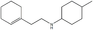 N-[2-(cyclohex-1-en-1-yl)ethyl]-4-methylcyclohexan-1-amine Struktur