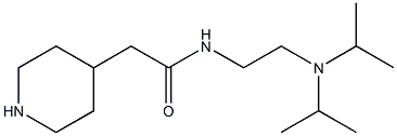 N-[2-(diisopropylamino)ethyl]-2-piperidin-4-ylacetamide Struktur