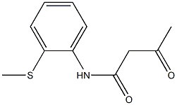 N-[2-(methylsulfanyl)phenyl]-3-oxobutanamide Struktur