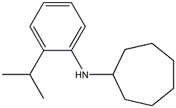 N-[2-(propan-2-yl)phenyl]cycloheptanamine Struktur