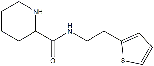 N-[2-(thiophen-2-yl)ethyl]piperidine-2-carboxamide Struktur