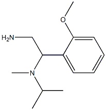 N-[2-amino-1-(2-methoxyphenyl)ethyl]-N-isopropyl-N-methylamine Struktur