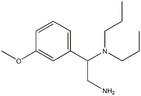 N-[2-amino-1-(3-methoxyphenyl)ethyl]-N,N-dipropylamine Struktur