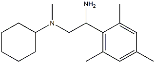 N-[2-amino-2-(2,4,6-trimethylphenyl)ethyl]-N-methylcyclohexanamine Struktur